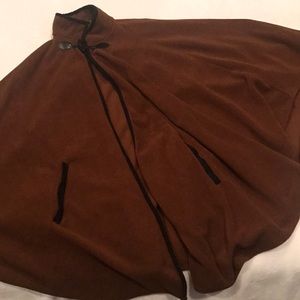 Ladies brown cape